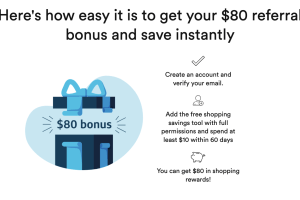Capital One Shopping: $80 Referral Bonus on Just $10+ Spend!