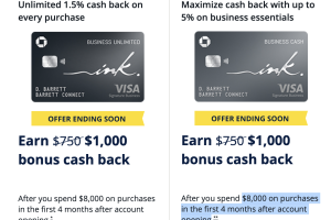 Chase Ink Business Cards Referral: Elevated 100K Points, $0 AF