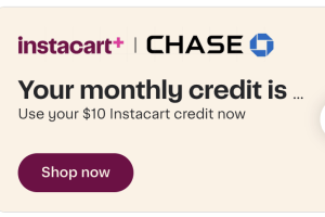 A Chase Instacart Credit Stacking Opportunity & Complimentary Instacart+ Membership