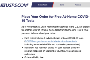 3 Ways to Get Free COVID Tests from the USPS, Insurance, & Locally (in 2024)