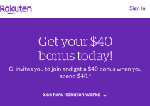 Rakuten Referral Bonus Promo: Easy $40 Cash Back (Ends Soon)
